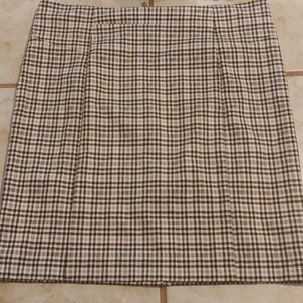 Michael Kors plaid skirt